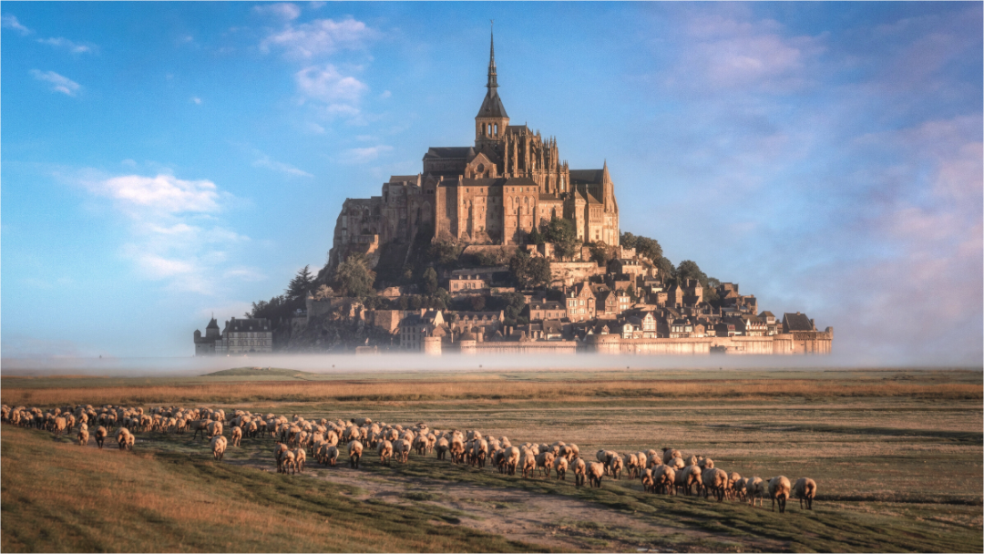 Mont Saint Michel, Frankrijk