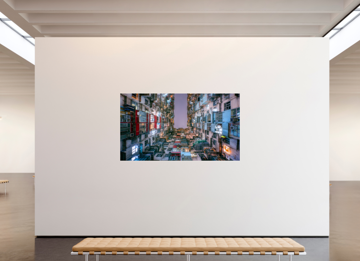 Hong Kong | Densely Built Residential Corridor from Below