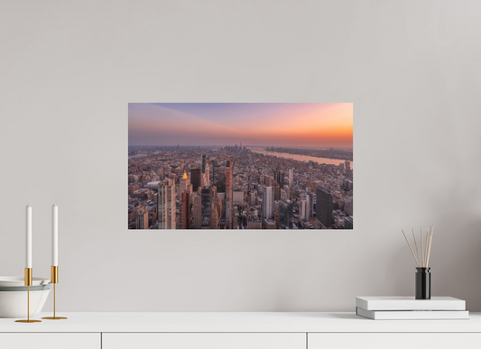 Empire State | Sunset over Manhattan from a High Viewpoint