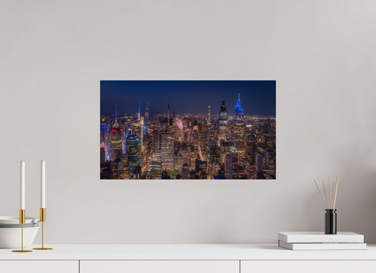 Midtown Manhattan | Night Skyline with Illuminated Towers